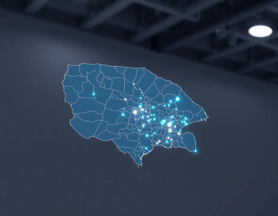 Electrical Service Areas Map